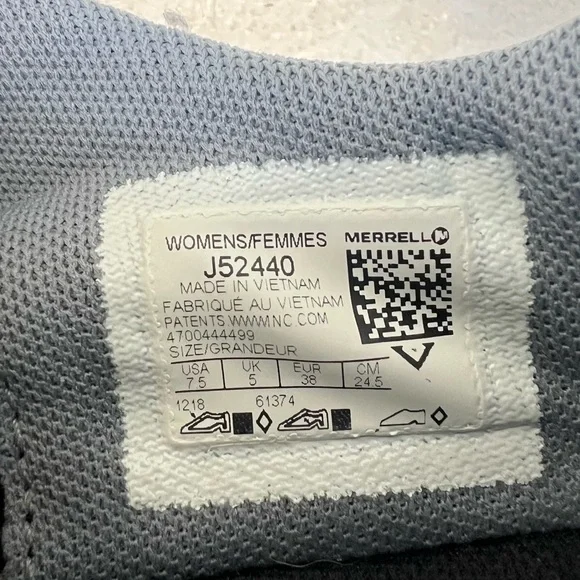 Merrell Barefoot J52440 Size 7.5 Bright Yellow Lime Green and Grey Sneak… - Picture 13 of 13